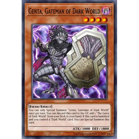 Genta, Gateman of Dark World (Super Rare)
