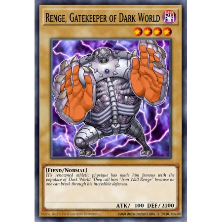 Renge, Gatekeeper of Dark World (Common)