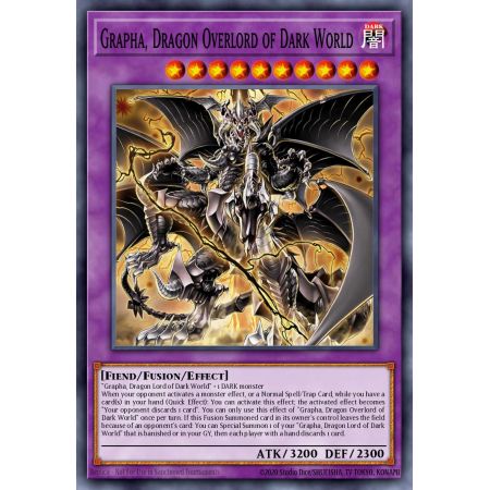 Grapha, Dragon Overlord of Dark World (Ultra Rare)