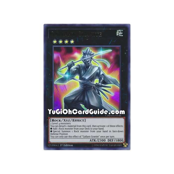 Gallant Granite (Ultra Rare) – Chaos Impact | Carta YUGIOH en México
