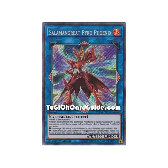 Salamangreat Pyro Phoenix (Secret Rare) – Chaos Impact | Carta YUGIOH en México