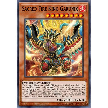 Sacred Fire King Garunix (Ultra Rare)