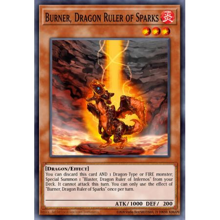 Burner, Dragon Ruler of Sparks (Common)