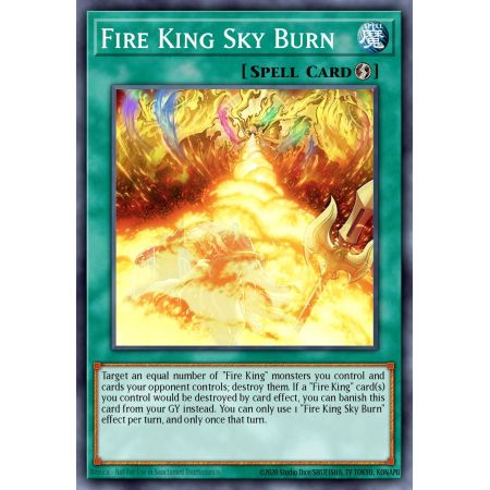 Fire King Sky Burn (Super Rare)