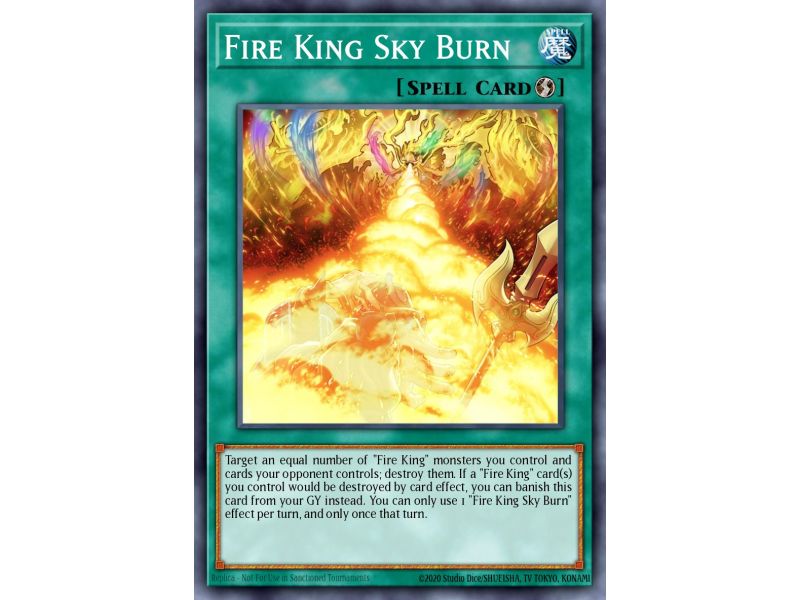 Fire King Sky Burn (Super Rare)