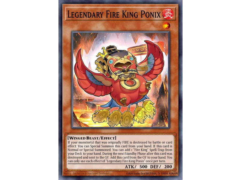 Legendary Fire King Ponix (Super Rare)