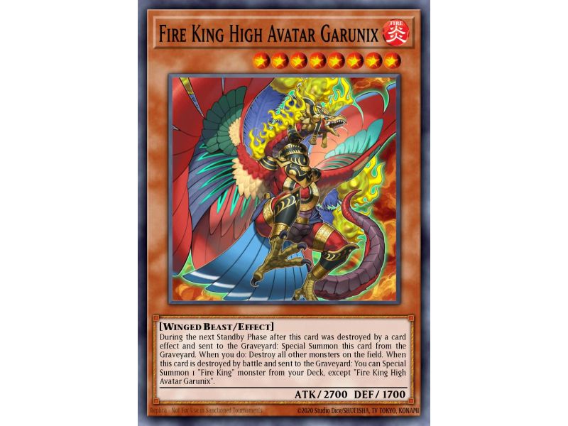 Fire King High Avatar Garunix (Common)