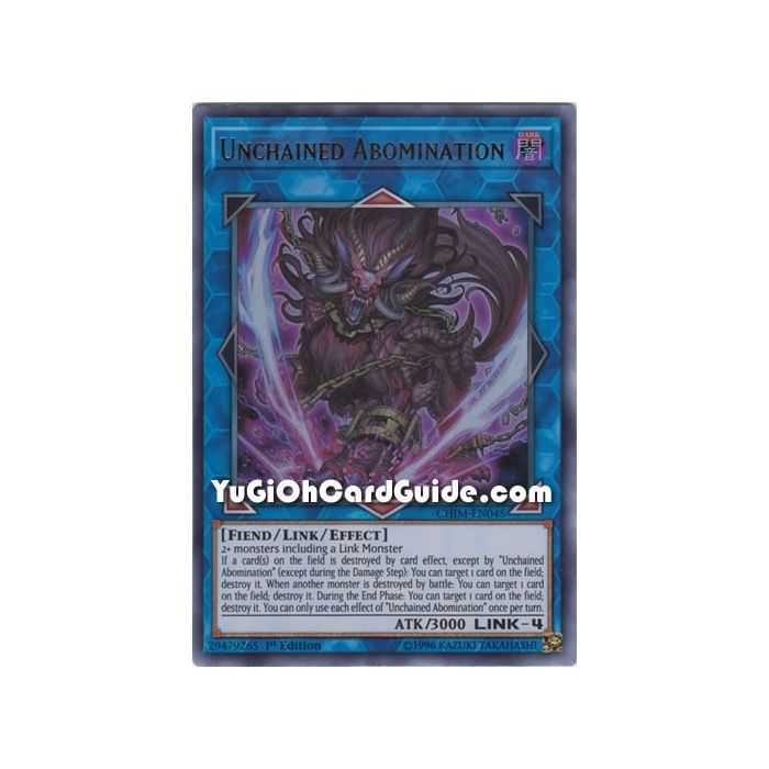 Unchained Abomination (Ultra Rare) – Chaos Impact | Carta YUGIOH en México