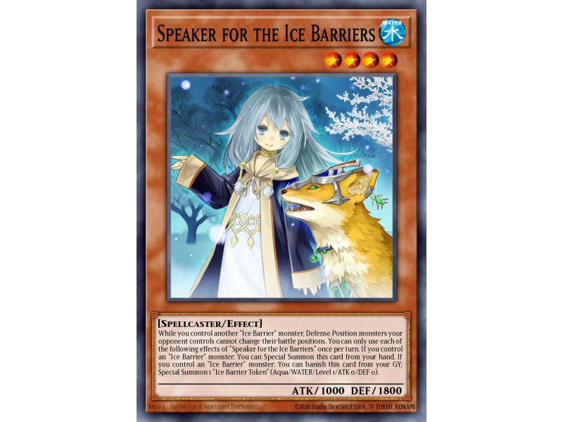 Speaker for the Ice Barriers (Ultra Rare)