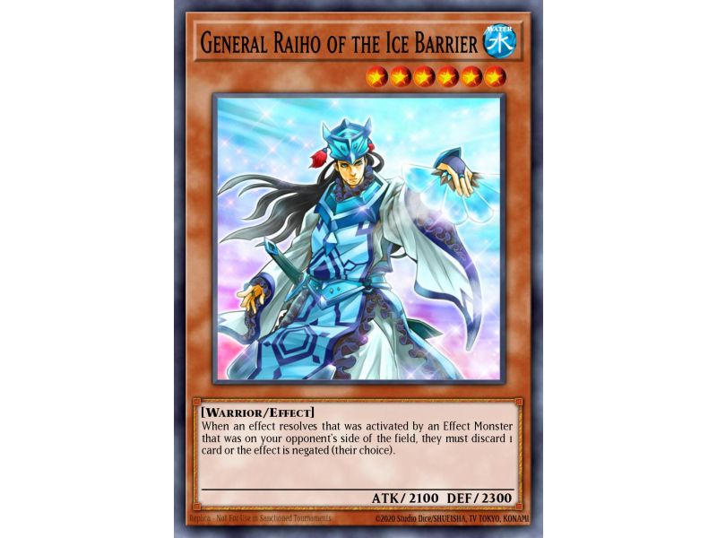 General Raiho of the Ice Barrier (Common)