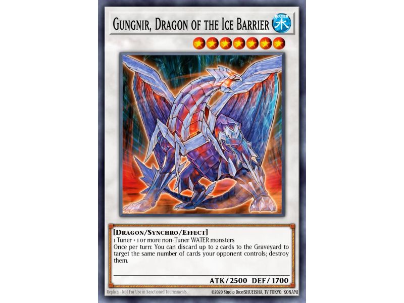 Gungnir, Dragon of the Ice Barrier (Super Rare)