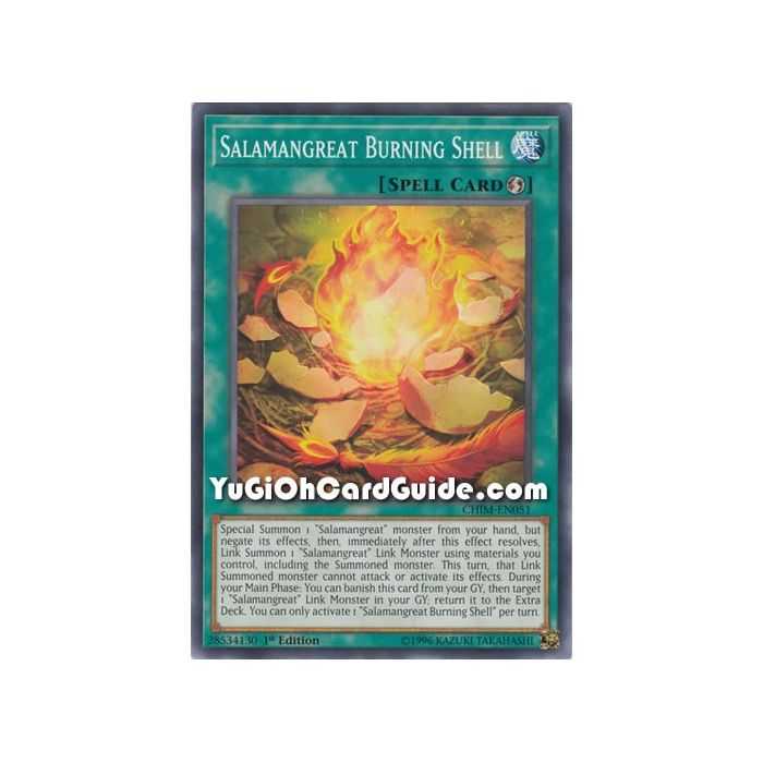 Salamangreat Burning Shell (Common) – Chaos Impact | Carta YUGIOH en México