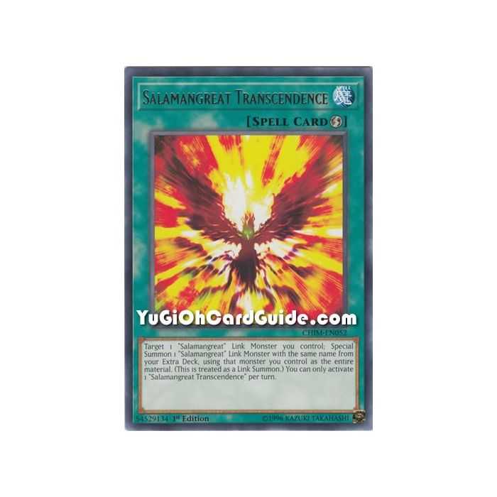Salamangreat Transcendence (Rare) – Chaos Impact | Carta YUGIOH en México