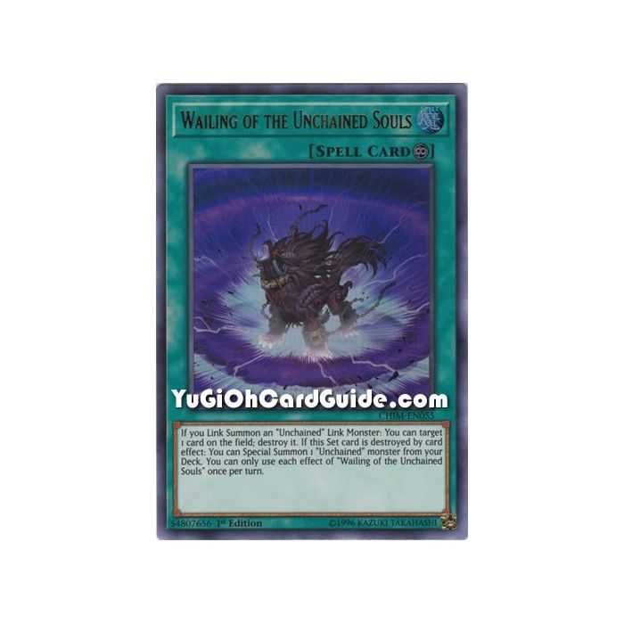Wailing of the Unchained Souls (Ultra Rare) – Chaos Impact | Carta YUGIOH en México