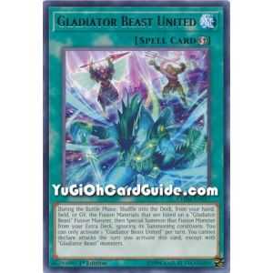 Gladiator Beast United (Rare) – Chaos Impact | Carta YUGIOH en México