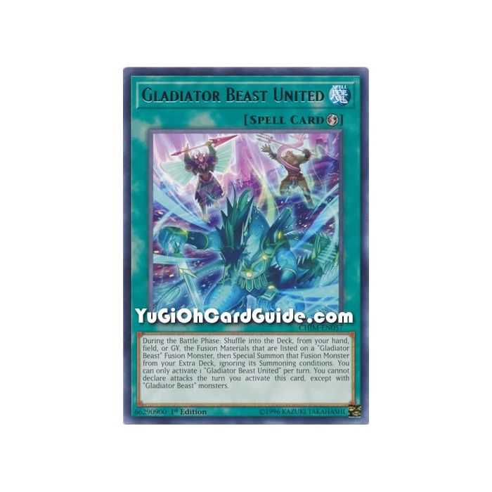 Gladiator Beast United (Rare) – Chaos Impact | Carta YUGIOH en México