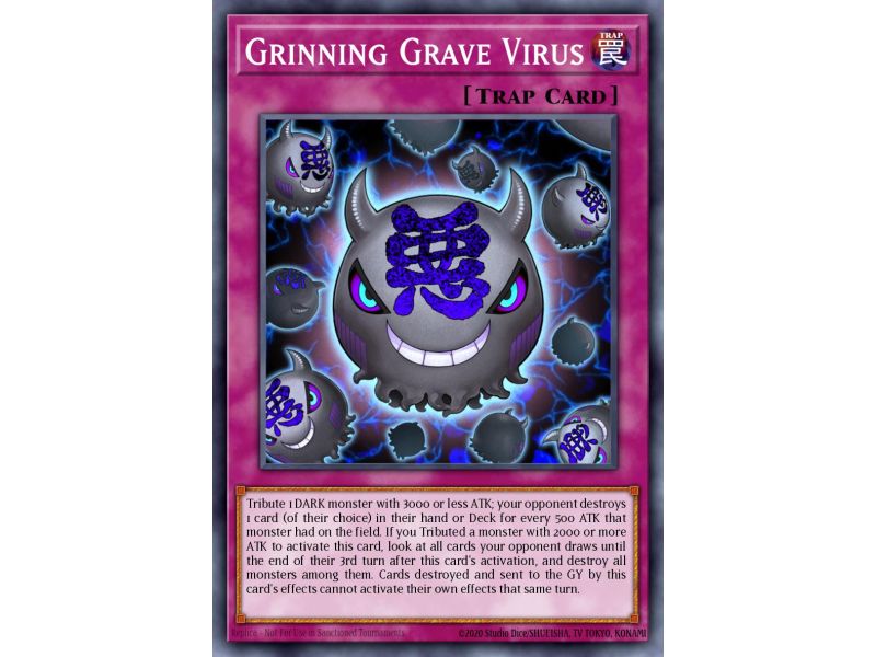 Grinning Grave Virus (Super Rare)