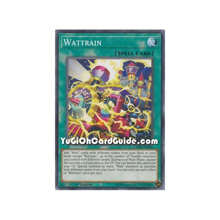 Wattrain (Common) – Chaos Impact | Carta YUGIOH en México