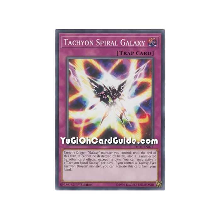 Tachyon Spiral Galaxy (Common) – Chaos Impact | Carta YUGIOH en México