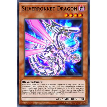 Silverrokket Dragon (Super Rare)