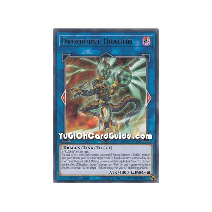 Overburst Dragon (Rare) – Chaos Impact | Carta YUGIOH en México