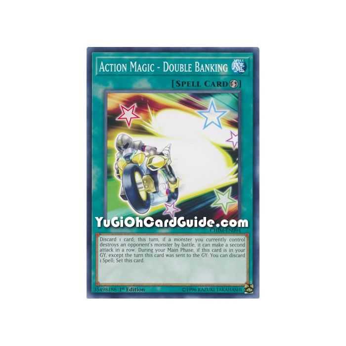Action Magic- Double Banking (Common) – Chaos Impact | Carta YUGIOH en México