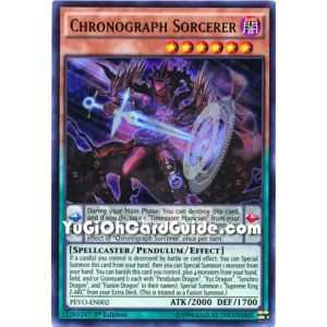 Chronograph Sorcerer (Ultra Rare) – Pendulum Evolution | Carta YUGIOH en México
