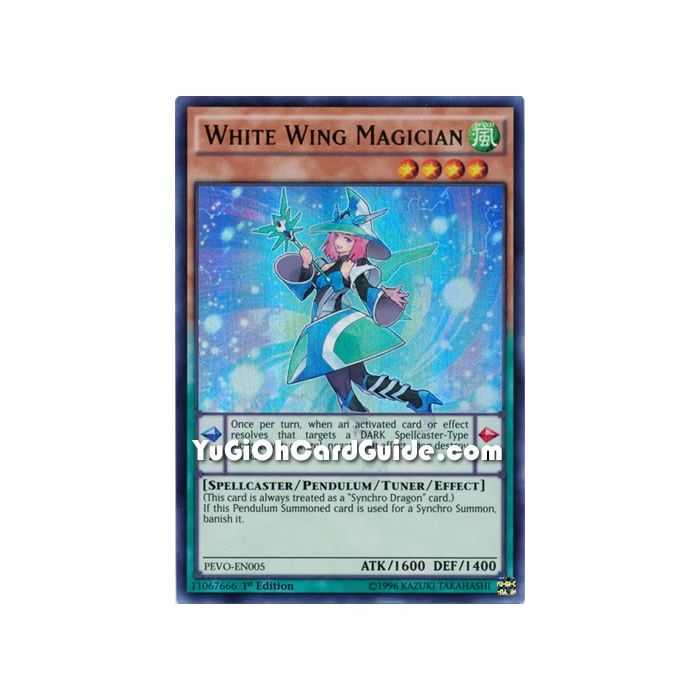 White Wing Magician (Ultra Rare) – Pendulum Evolution | Carta YUGIOH en México