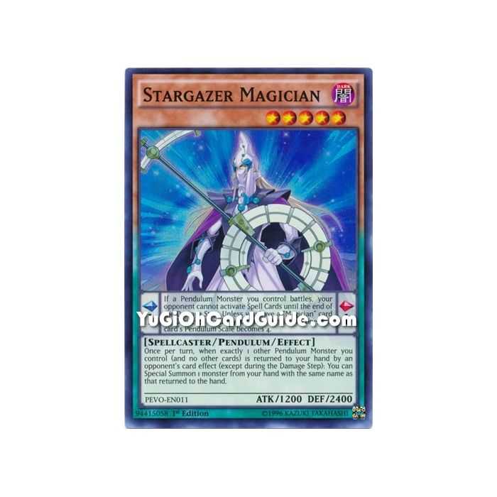 Stargazer Magician (Super Rare) – Pendulum Evolution | Carta YUGIOH en México