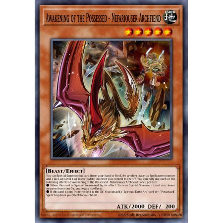 Awakening of the Possessed - Nefariouser Archfiend (Ultra Rare)