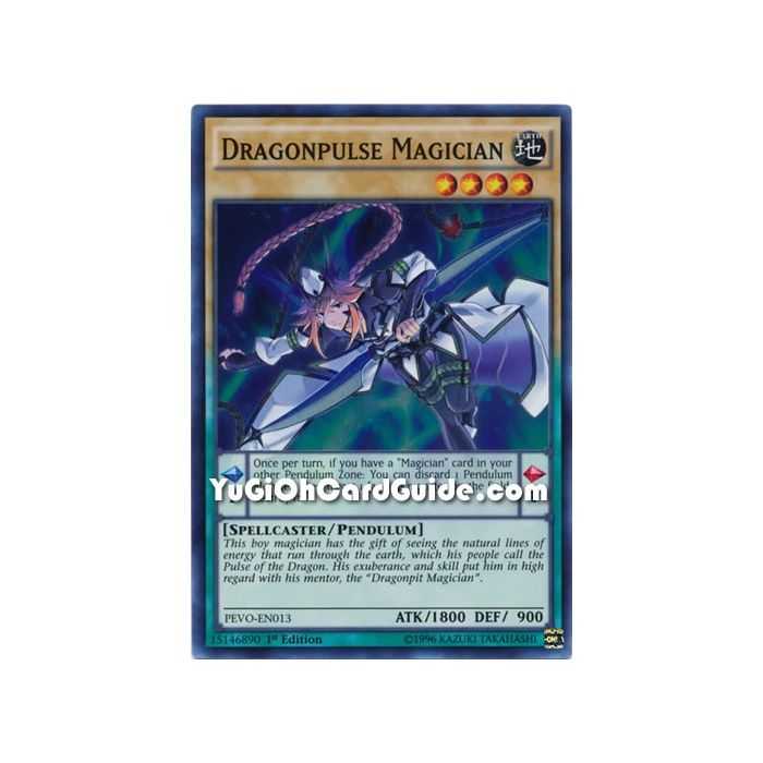 Dragonpulse Magician (Super Rare) – Pendulum Evolution | Carta YUGIOH en México