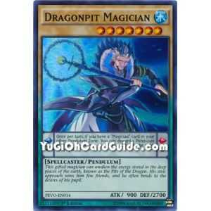 Dragonpit Magician (Super Rare) – Pendulum Evolution | Carta YUGIOH en México