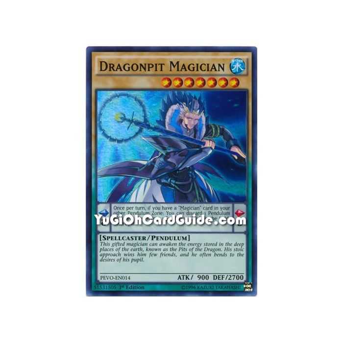Dragonpit Magician (Super Rare) – Pendulum Evolution | Carta YUGIOH en México