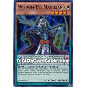 Wisdom-Eye Magician (Super Rare) – Pendulum Evolution | Carta YUGIOH en México