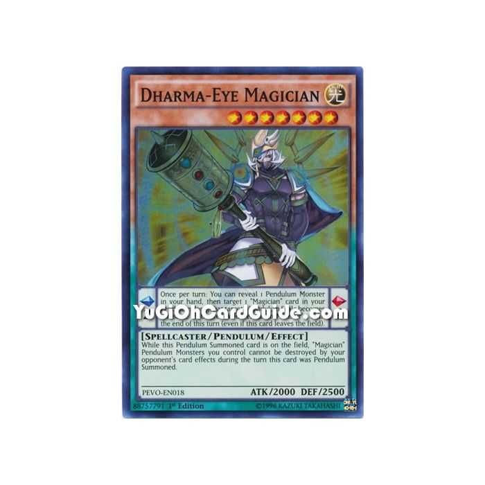 Dharma-Eye Magician (Super Rare) – Pendulum Evolution | Carta YUGIOH en México