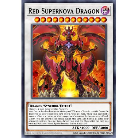 Red Supernova Dragon (Super Rare)