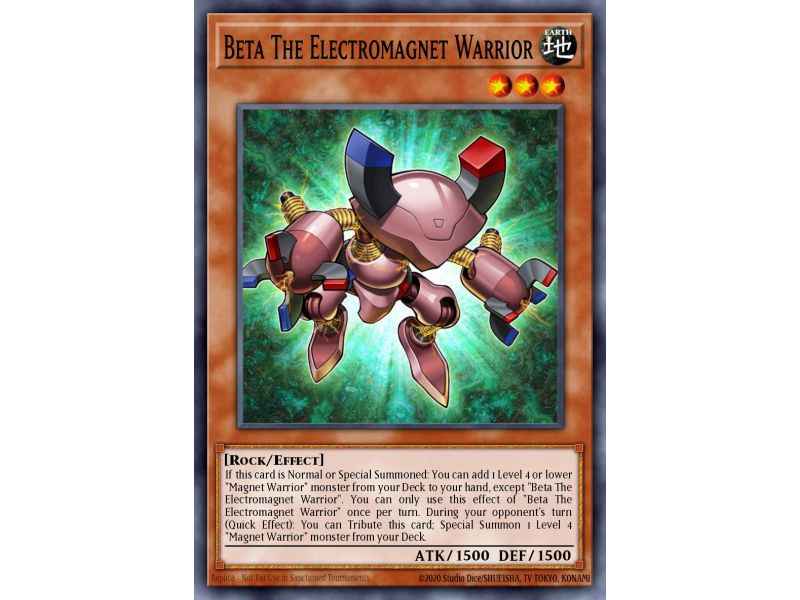 Beta The Electromagnet Warrior (Super Rare)