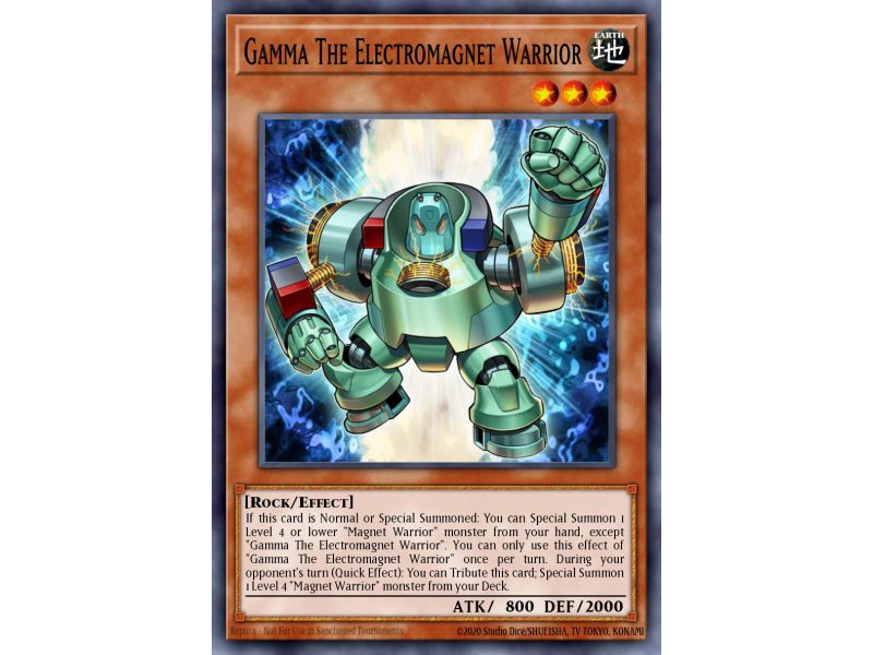 Gamma The Electromagnet Warrior (Super Rare)