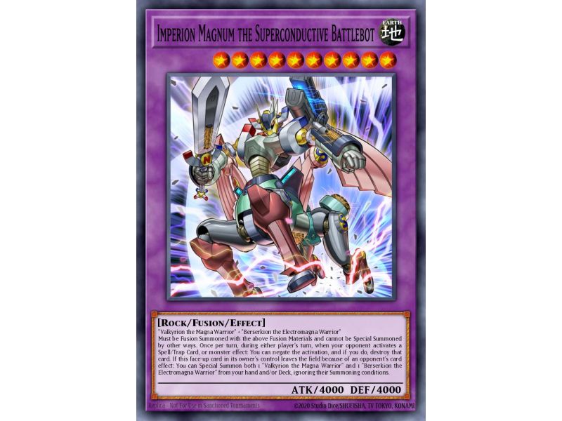 Imperion Magnum the Superconductive Battlebot (Ultra Rare)