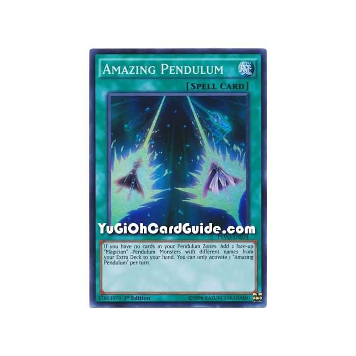 Amazing Pendulum (Super Rare) – Pendulum Evolution | Carta YUGIOH en México
