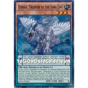 Zefraxi, Treasure of the Yang Zing (Super Rare) – Pendulum Evolution | Carta YUGIOH en México