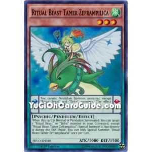 Ritual Beast Tamer Zeframpilica (Super Rare) – Pendulum Evolution | Carta YUGIOH en México