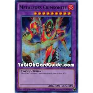 Metalfoes Crimsonite (Super Rare) – Pendulum Evolution | Carta YUGIOH en México