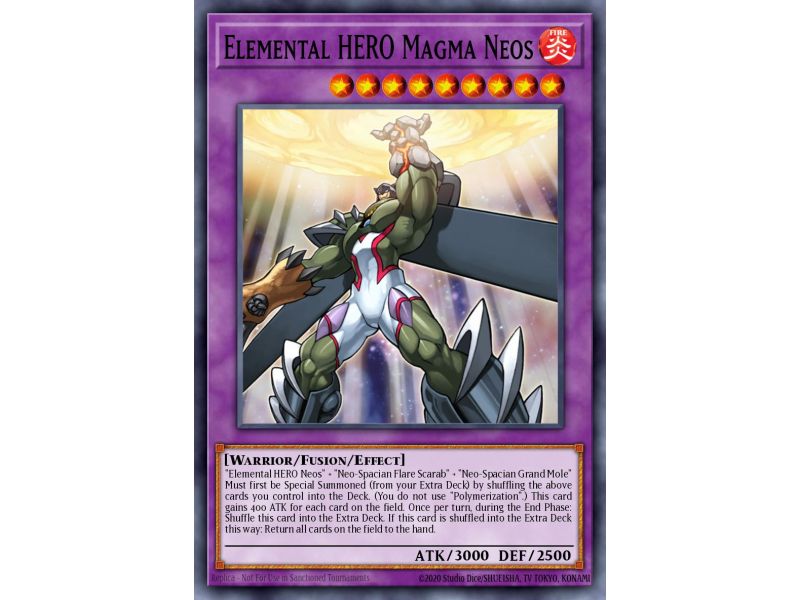Elemental HERO Magma Neos (Secret Rare)