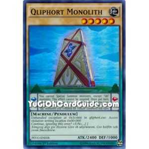 Qliphort Monolith (Super Rare) – Pendulum Evolution | Carta YUGIOH en México