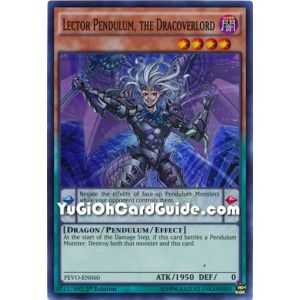 Lector Pendulum, the Dracoverlord (Super Rare) – Pendulum Evolution | Carta YUGIOH en México