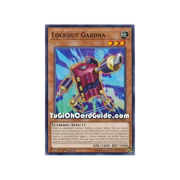 Lockout Gardna (Super Rare) – Extreme Force | Carta YUGIOH en México
