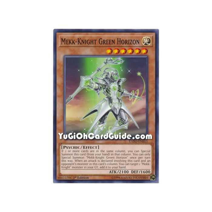 Mekk - Knight Green Horizon (Common) – Extreme Force | Carta YUGIOH en México