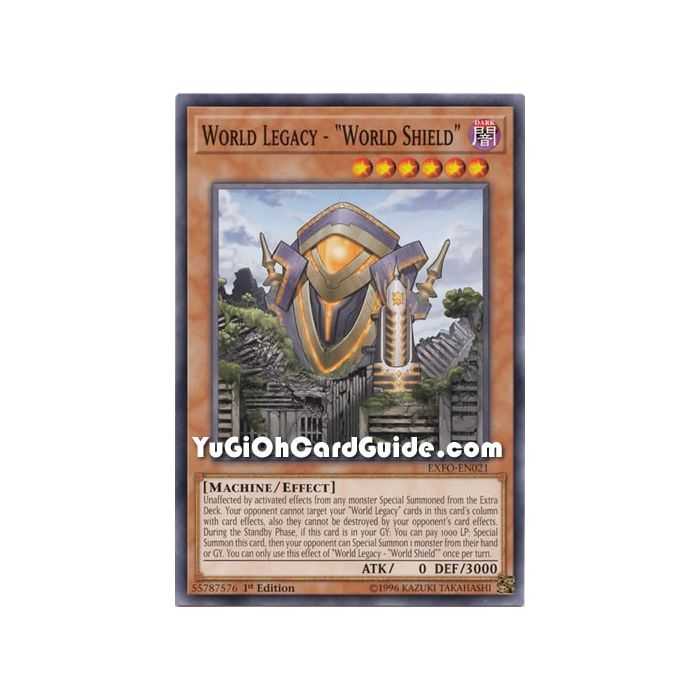 World Legacy - World Shield (Common) – Extreme Force | Carta YUGIOH en México