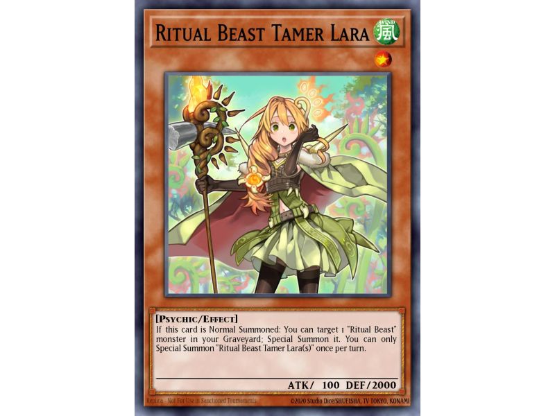 Ritual Beast Tamer Lara (Secret Rare)